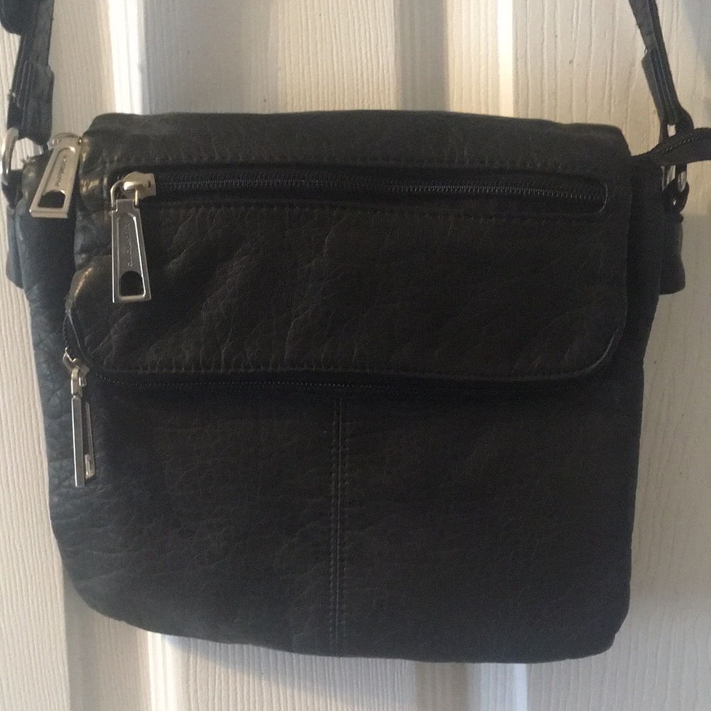 Black Leather Purse